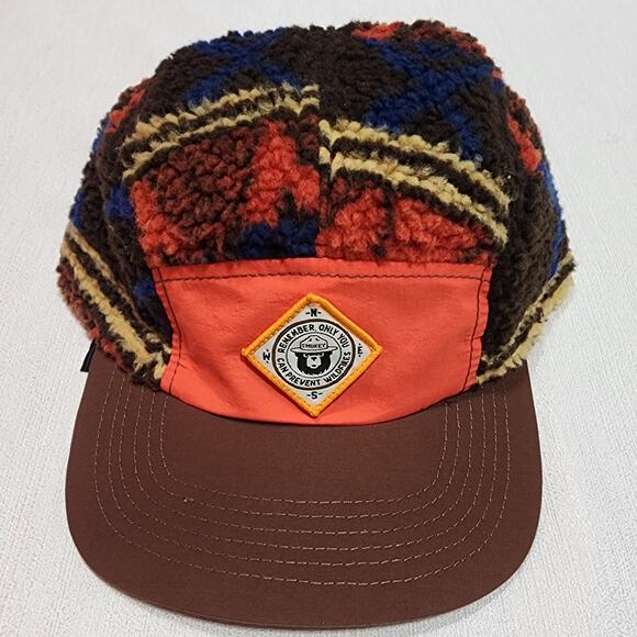 Smokey the bear Sherpa Fleece compass hat strap back - Picture 1 of 6